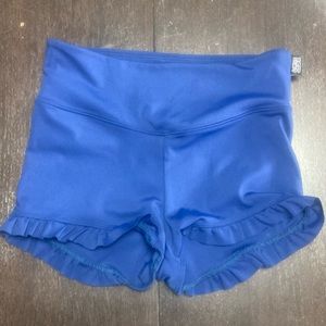 Tiger Friday Navy Frilly Booty Shorts